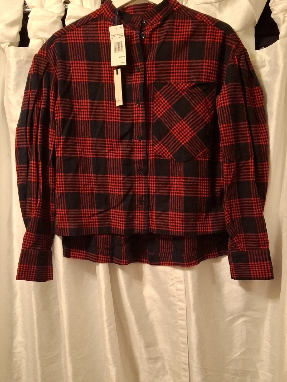 Buffalo David Bitton Red and Black Plaid Shirt
